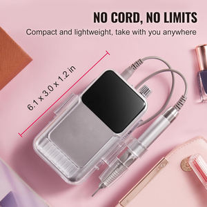 Vente en gros – Nouvelle perceuse à ongles sans fil rechargeable 2025 avec moteur sans balais ultra-lisse, 85W, 35000 tr/min, autonomie 5-8 heures - Product Image 5