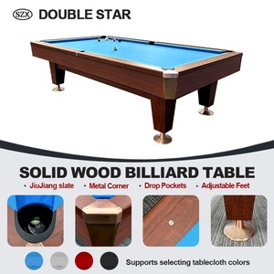 Mesa de Billar de Madera de Calidad Comercial Personalizada al Mejor Precio, Losas de Piedra Jiujiang, Mesa de Billar de Madera Sólida de 9 Pies - Product Image 3