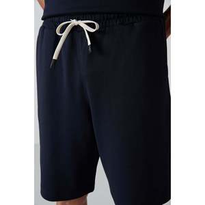 Ensemble de shorts pour homme en coton bleu marine, coupe ample, basique, 100% coton, 85249 - Product Image 5