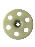 Disque de plumeuse à volaille en nylon PA haute efficacité 380V pour ligne de traitement de la volaille, fourni par l'usine