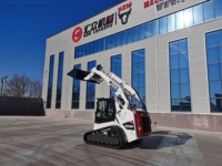1,5 tonne de roue diesel chinoise Chine Skid Steer chargeur avec piste
