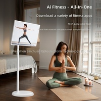 Affichage numérique LED Full HD de 21,5 pouces pour la publicité en intérieur, écran tactile portable et mobile, Smart TV avec diffusion en direct