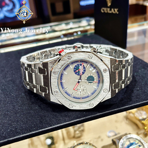 <span class=keywords><strong>Orologio</strong></span> da Polso da <span class=keywords><strong>Uomo</strong></span> di Lusso con Quadrante Colorato, Design Ottagonale Classico, Cassa in Lega, Cinturino in Acrilico, Impermeabile, al Quarzo - Product Image 4