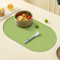 Tapis de table pour bébé en silicone de qualité alimentaire, écologique, antidérapant, durable, style classique personnalisé