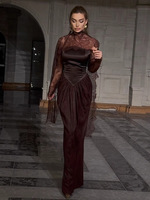 Nouvelle Robe Abaya Femme Musulmane pour Fête de l'Aïd, Robes en Dentelle, Jalabiya Islamique, Vestidos Arabes, Longue Robe, Ramadan, Maroc, Dubaï, Abayas, Caftan