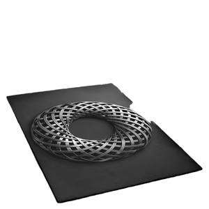 Tapis géométrique rectangulaire Wan Xinlong, moderne, antidérapant, pour salon et chambre, en velours cristal, motif imprimé - Product Image 3