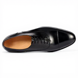 Chaussures habillées Oxford <span class=keywords><strong>pour</strong></span> hommes en cuir véritable noir, faites à la main, antidérapantes, à lacets, <span class=keywords><strong>pour</strong></span> le printemps, l'été et les mariages - Product Image 3