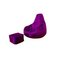 Fauteuil de Gamer d'Intérieur en Forme de L, Housse Amovible, Design Moderne, Tissu Oxford 600D Enduit PVC, Idéal pour la Maison - Fabrication Chinoise