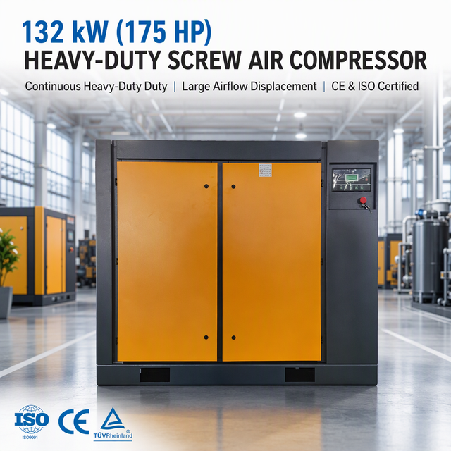 High Quality Fixed Frequency Screw Air Compressor with 75HP 55kw ACF-75 for 1 Year Warranty and Spare Parts Supply