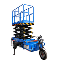 Chariot élévateur à ciseaux électrique mobile en acier inoxydable pour manutention de marchandises dans les espaces étroits