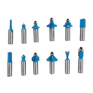 Silverline 12mm TCT Router Bit Set 12pce 12mm - Product Image 4
