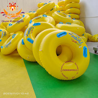 Toboggan aquatique gonflable double à deux tubes, robuste, pour parc aquatique, en PVC, garantie de 2 ans