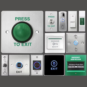 Botón <span class=keywords><strong>de</strong></span> Salida con Control <span class=keywords><strong>de</strong></span> Acceso para Exteriores, Resistente al Agua IP67, Metálico, Infrarrojo, Sin Contacto, para Apertura <span class=keywords><strong>de</strong></span> Puertas, Botón <span class=keywords><strong>de</strong></span> Liberación para Seguridad - Product Image 4