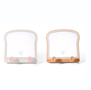 3 Days Factory Wholesale LED Lighted Travel Makeup <b>Mirror</b> Desktop Trifold 3X Magnification Single <b>Compact</b> <b>Mirror</b> GZ RTS Bulk - Product Image 3