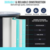 Baignoire à glace gonflable sur mesure 2026 en PVC, portable, pour récupération en extérieur, à vendre