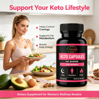Capsules BHB FJSquare Vegan Keto Diet, pilules brûle-graisses, amincissement rapide, complément brûle-graisses, capsule amincissante Keto pour la nuit
