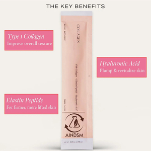 Boisson orale anti-âge au collagène hyaluronique, vitamine C, peptides de collagène liquides, soutien à la réparation de la peau, boisson orale au collagène - Product Image 3