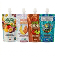 Personnalisation OEM, conception anti-fuite, emballage de boissons écologiques pour enfants, emballage de boissons fonctionnelles, pochette avec bec verseur et bouchon de sécurité