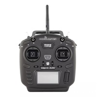Vente en gros TX12 MKII 16 canaux avec supports de cardan à effet Hall, compatible OPENTX EDGETX, télécommande CC2500 pour drones de course RC