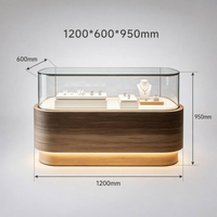 Vitrines de présentation de bijoux de luxe sur mesure pour les magasins de détail et autres présentoirs de mobilier commercial