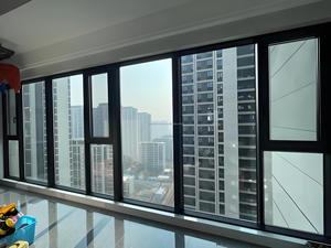 Ventanas abatibles modernas Doble acristalamiento Insonorizadas a prueba de agua para Villa/Apartamento - Product Image 2