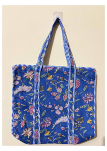 Sac fourre-tout matelassé en coton à prix de gros, ensemble de sacs faits main personnalisés, sac de marché, sac à bandoulière pour femmes, sacs d'usage quotidien - Product Image 2