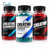 60 Gummies Énergétiques - Friandises à Mâcher Véganes à la Caféine, 33mg l'unité, avec un Goût Naturel Piquant pour une Amélioration des Gummies à la Créatine