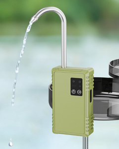 Nouvelle <span class=keywords><strong>pompe</strong></span> à <span class=keywords><strong>air</strong></span> pour aquarium en alliage d'aluminium avec chargement USB-C, éclairage LED, affichage de la batterie, <span class=keywords><strong>bassin</strong></span> portable pour robinet extérieur, camping, villa - Product Image 2