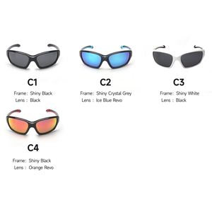 Lunettes de soleil sportives à monture intégrale TR90, verres polarisés bleus, protection UV, miroir anti-éblouissement pour hommes, course à pied, pêche, cyclisme - Product Image 6