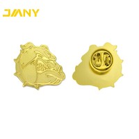 Épinglette et épingle à cravate Jworg personnalisées avec logo, en métal émaillé dur de 2 pouces, fabrication chinoise, conception OEM