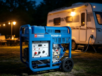 Générateur diesel Yuchai 5 kVA 5,5 kVA YC5GF-D à démarrage électrique, groupe électrogène diesel portable de type ouvert pour l'alimentation des zones éloignées