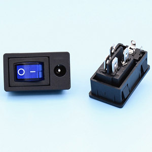 2 / 3 / 4 / 6 broches/<span class=keywords><strong>Mini</strong></span>/Micro/bouton/bascule/interrupteur à bascule Kcd1 avec prise/prise/prise/connecteur/alimentation/AC/DC - Product Image 6