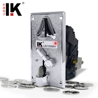 Accepteur de pièces de monnaie de style métallique à LED d'usine LK100M+ pour distributeur automatique, sélecteur de pièces électronique