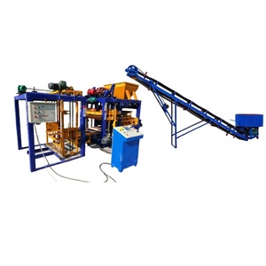Ligne <span class=keywords><strong>de</strong></span> production <span class=keywords><strong>de</strong></span> blocs creux et <span class=keywords><strong>de</strong></span> briques en béton entièrement automatique Qt4-<span class=keywords><strong>25</strong></span>, haute productivité - Product Image 1