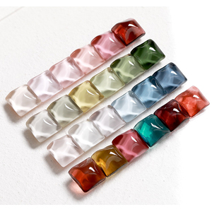 Uñas de manicura consejos de decoración productos de gel uv polaco colores pantalla paleta de perlas de vidrio de esmalte de uñas de zirconia cúbica de carta de color - Product Image 5