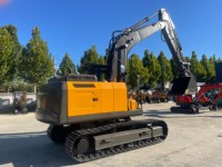 Excavatrice hydraulique compacte CE de 14 tonnes, grande pelle de chantier, pour travaux de terrassement avec godet et pince