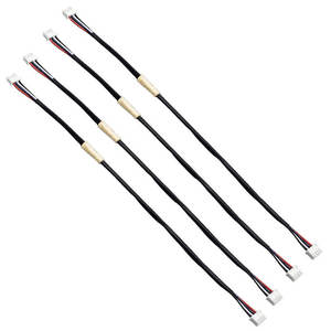 สายไฟฟ้ารถยนต์ UL1007 22AWG ราคาโรงงาน หัวต่อ Jst Xh 2.5 มม. 4 ขา ผลิตตามสั่ง - Product Image 1