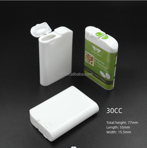 Factory Wholesales Flat Shape PP Plastic Bottle Small Bottle for Chewing <strong>Gum</strong> Candy - Product Image 4