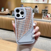 Coque de téléphone portable en cuir au design populaire pour femmes, accessoires de protection arrière pour iPhone 12 13 14 15 16 17 18 Pro Max – Fournisseur d'origine