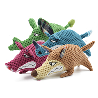 Fabricant cochon jouet pour chien en forme d'animal grains de maïs jouets pour chiots grinçants jouets à mâcher pour animaux de compagnie pour chiens