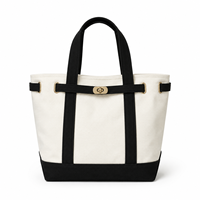 Sac fourre-tout en toile recyclée certifiée GRS, toile robuste |   Sac fourre-tout sur mesure avec étiquette privée |   Sac à main en toile sur mesure pour boutique