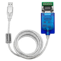 Cable Serial USB 2.0 RS485/RS422 DB9 con Chipset FTDI UOTEK UT-890A de PVC para Transferencia de Datos, Certificado CE, 1 Año de Garantía, 1.5m