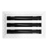 Difusor de Aire de Aluminio Empotrable, Tipo Garra, con Ranura Lineal, Salida de Aire Oculta para Aire Acondicionado Central