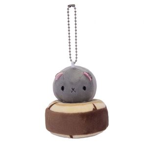 Cartoon Japanese-style Small <b>Cat</b> <b>Plush</b> Toy Girly Heart-Shaped Hanging Ornament 10cm - Product Image 3