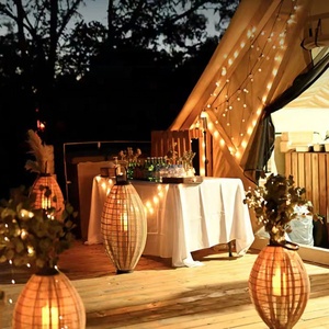 Nouvelle tente de safari de luxe, tente de <span class=keywords><strong>camping</strong></span> en coton monocouche, imperméable, quatre saisons, pour l'extérieur, 30 m² - Product Image 2