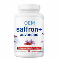 Capsules de safran OEM, 60 capsules végétariennes, formule propre, complément alimentaire