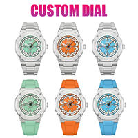 Fabricant de montres pour hommes, fournisseur de montres en Chine, OEM ODM, marque privée, montres de luxe pour hommes, bracelet en caoutchouc et acier inoxydable, logo personnalisé.