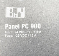 Panel PC B&R 900, Computadora Industrial Integrada, Pantalla VGA, 8GB 4GB, Modelo de Accesorio 5PC901.TS77-05, Revisión REV.F5, Stock TW