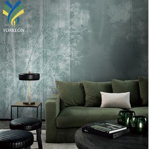 लक्जरी 3 डी डिजिटल प्रिंटिंग म्यूरल आधुनिक शैली हरी पत्ती बांस दीवार कागज वाटरप्रूफ और नमी-प्रोो - Product Image 3