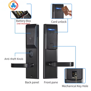 Cerradura Electrónica Inteligente para Puertas de Hotel con Tarjeta RFID, de Acero Inoxidable - Product Image 2